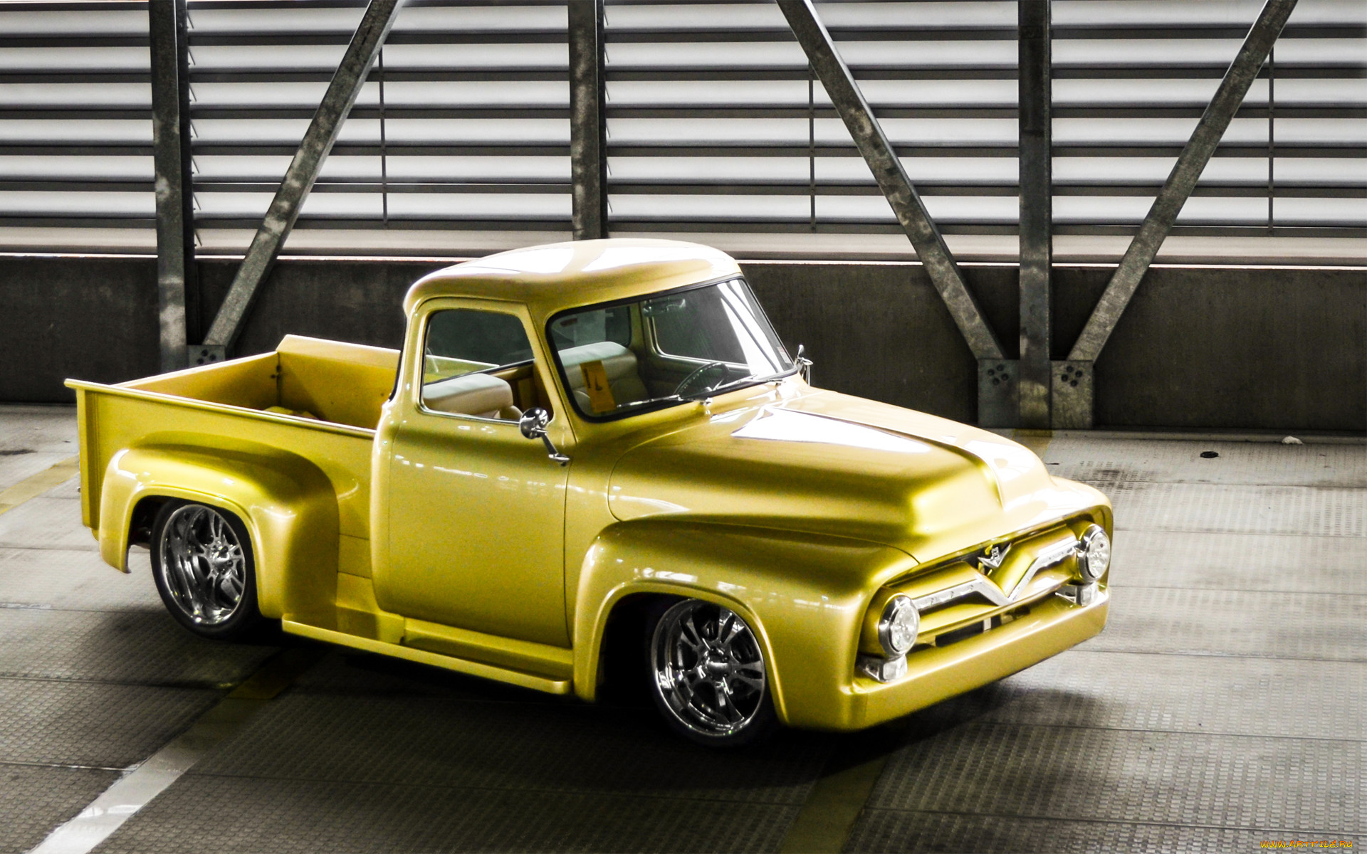 , custom pick-up, ford